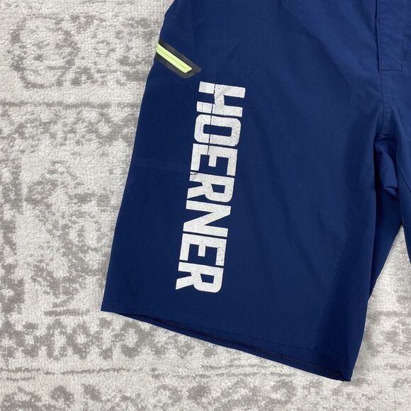 Reebok CrossFit Shorts Navy Blue Hoerner 2017 #32 Shorts Men’s Size 32” - Picture 3 of 6